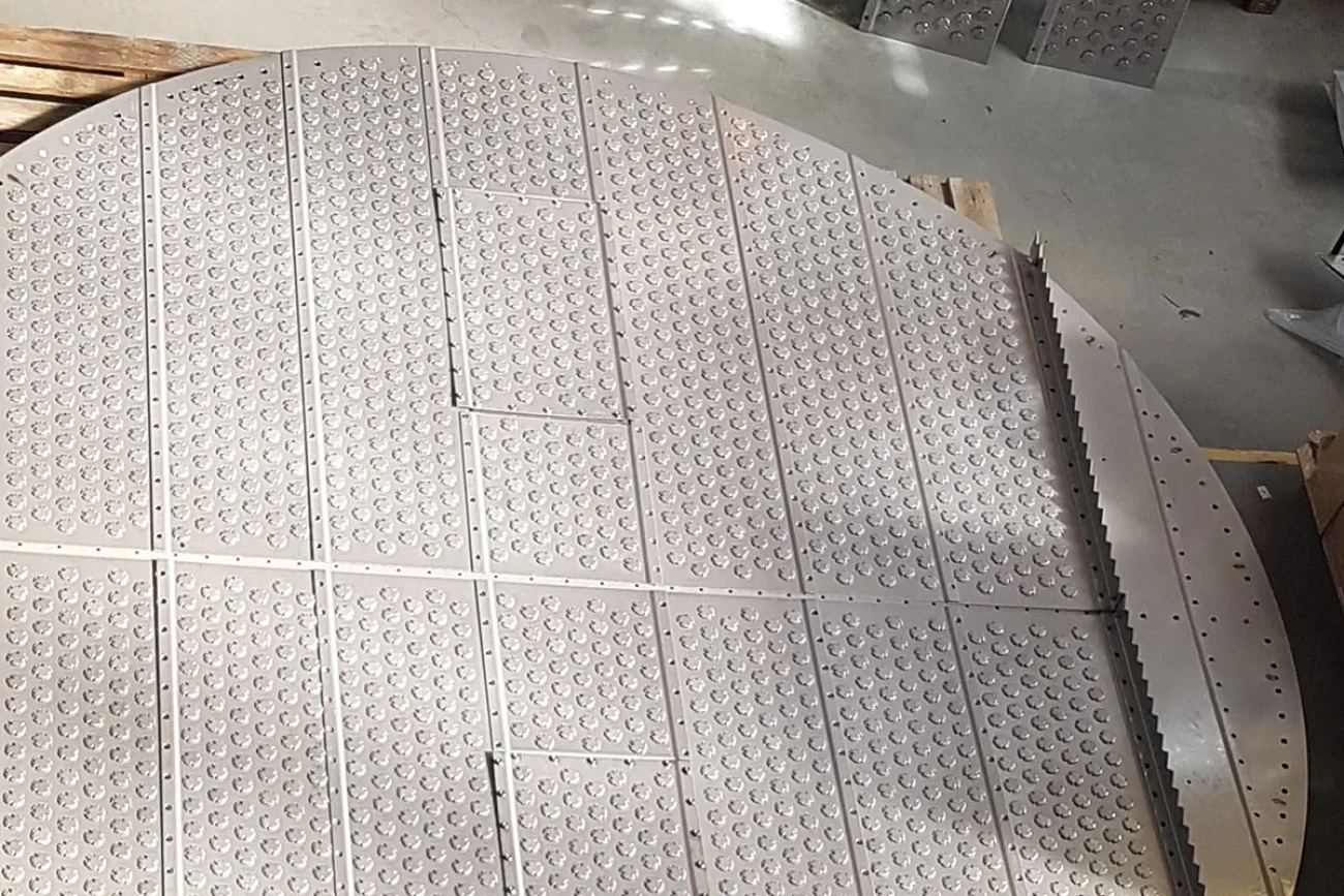 Kolonneneinbauten in runder form